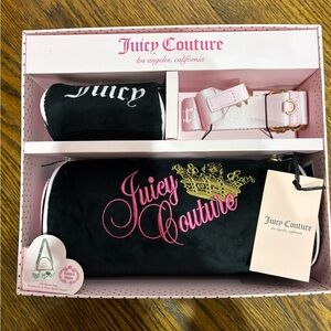 Juicy Couture Black and Pink Bag Set